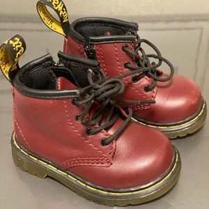 Burgandy Infant/Toddler Dr. Martens Size 3